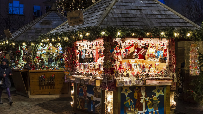 Christmas market Stalls in Brixen