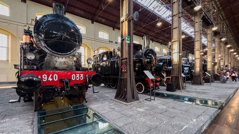 Trains at the Portici Christmas Markets