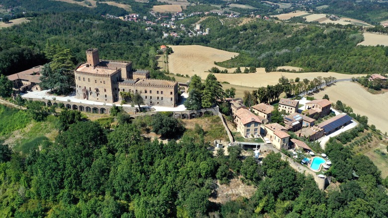 Tabiano, Italy, and its castle