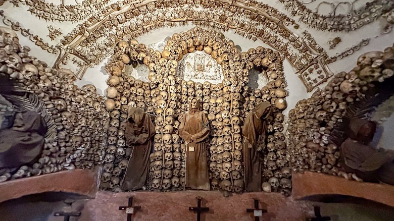 Display in the Capuchin Crypt in Rome