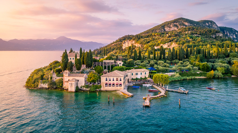 Aerial view of Punta San Vigilio