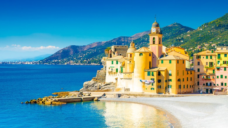 Seaside town in Liguria, Italy