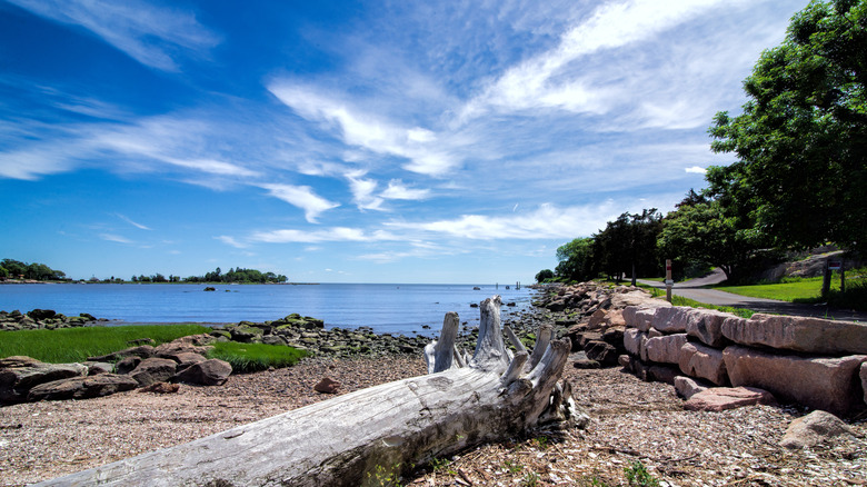 Guilford, Connecticut beach on the Long Island Sound