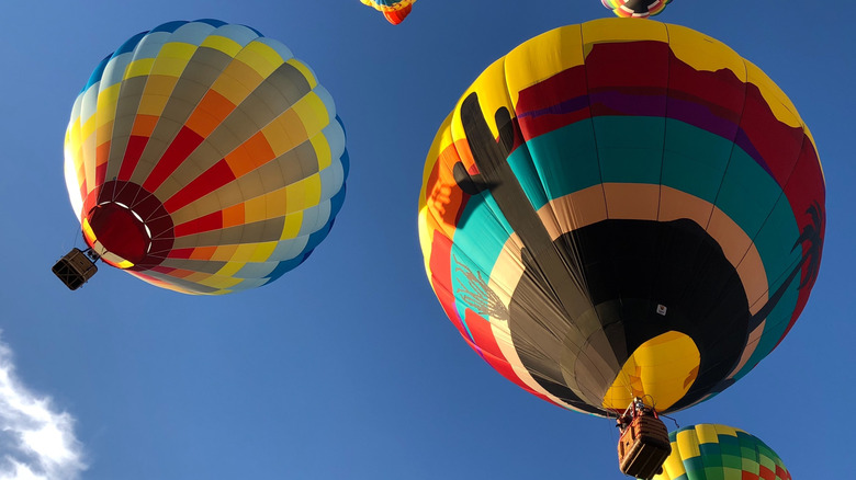 Hot air balloons at the Arizona Balloon Classic