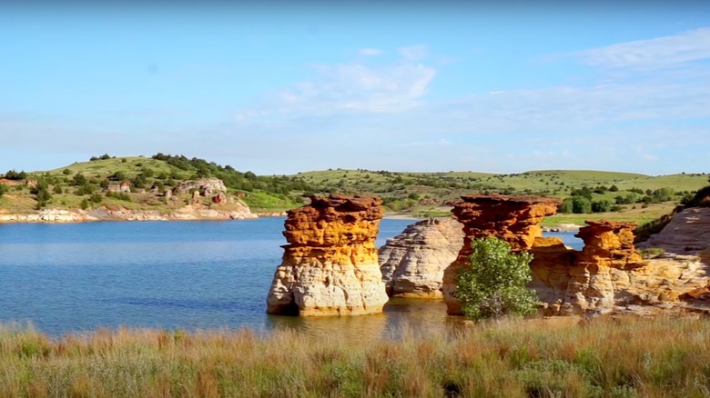 Rocktown at Wilson Lake in Kansas