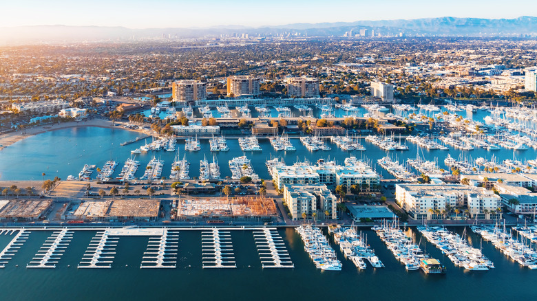 Marina del Rey aerial view