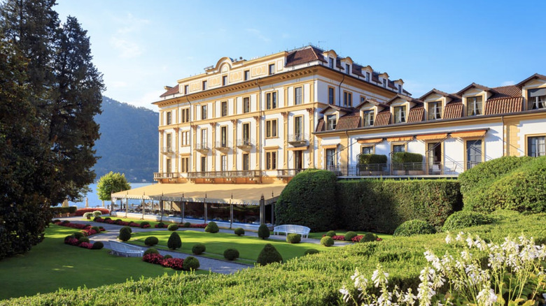 Garden view of Villa D'Este, Lake Como