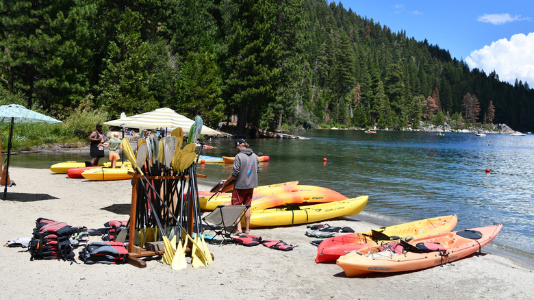 Boat rentals at Camp Richardson, Lake Tahoe