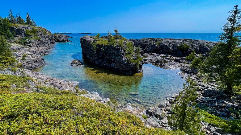 Isle Royale aerial view