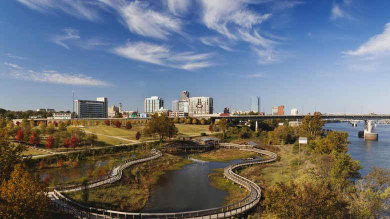 The Little Rock skyline