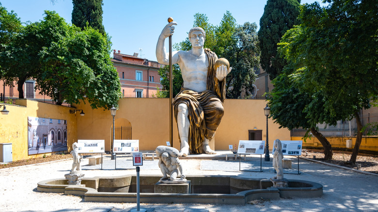 The Colossus of Constantine in Villa Caffarelli in the Capitoline Museums in Rome