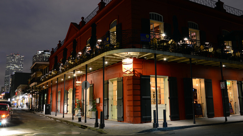 New Orleans French Quarter at night