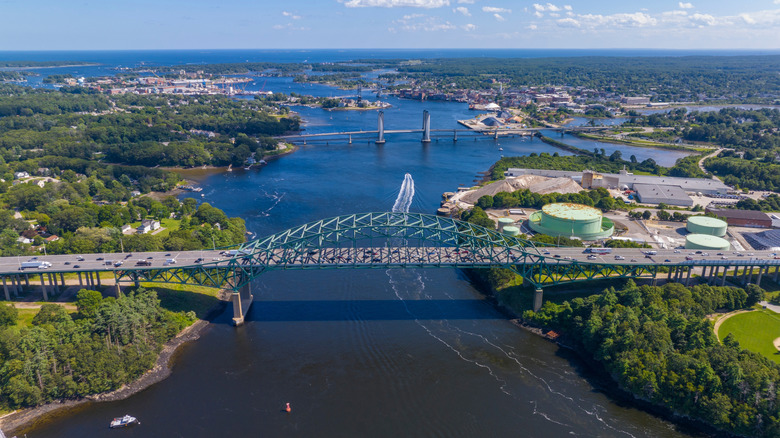 Bridge across the Piscataqua River between Kittery and Portsmouth