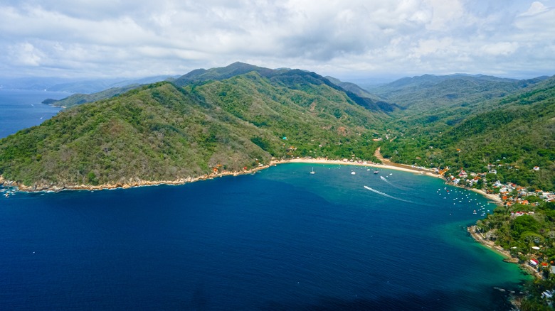 Aerial view of Yelapa