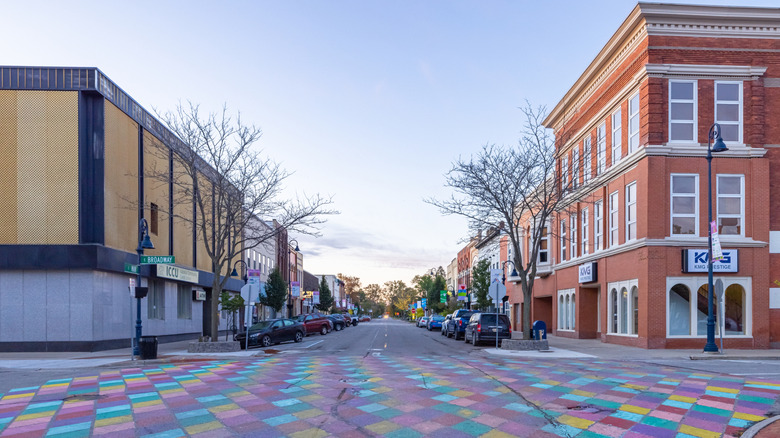 Downtown Mount Pleasant, Michigan streetscape