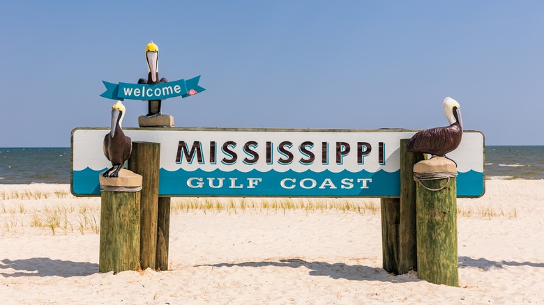 Mississippi Gulf Coast sign