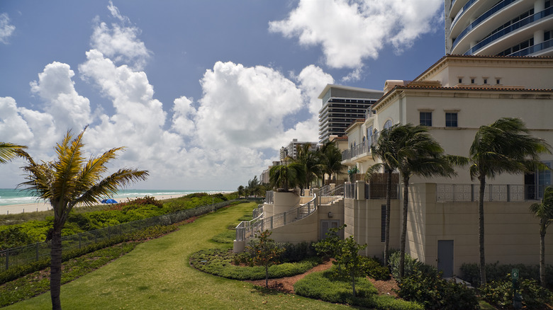 Luxury homes on the coast