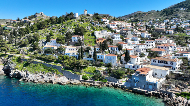 Village on the Greek island of Hydra