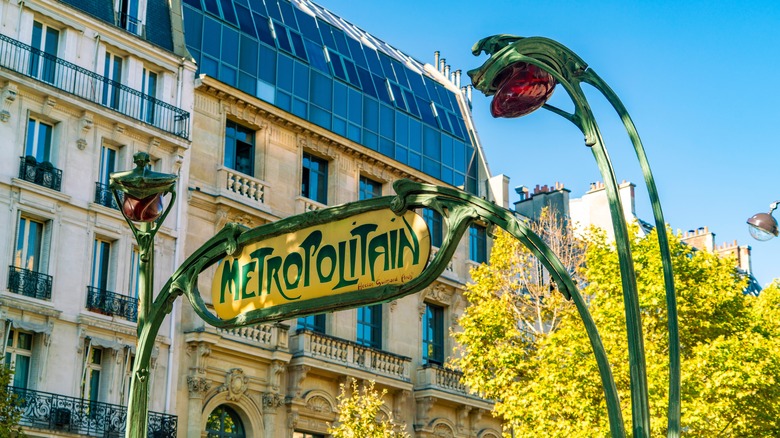Parisian Metro sign
