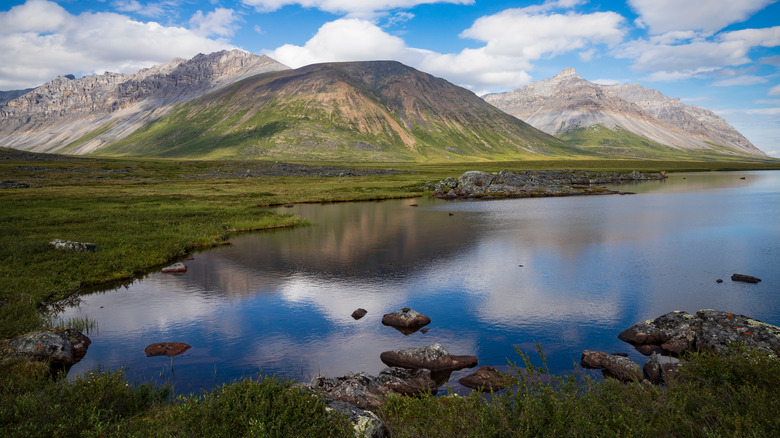 Landscape view of the Gates of the Arctic National Park & Preserve