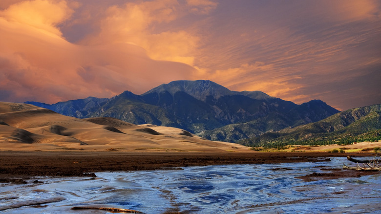 Desert scene at Great Sand Dunes National Park