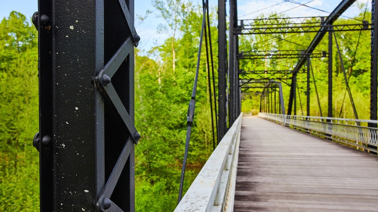 Portersville Bridge in Charlestown State Park