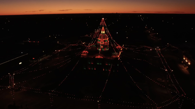 Aerial view of Minden, Nebraska