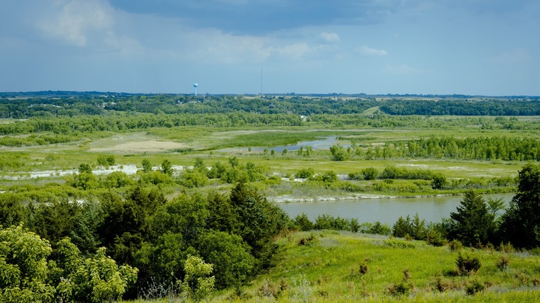 The various wetlands and forests at Niobrara State Park