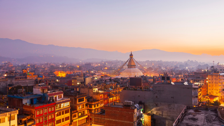 Sunrise over Kathmandu, Nepal