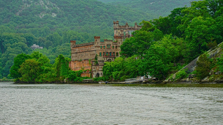 Bannerman Castle on the Hudson River in New York