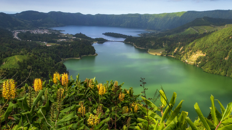 Lakes in Sete Cidades in São Miguel