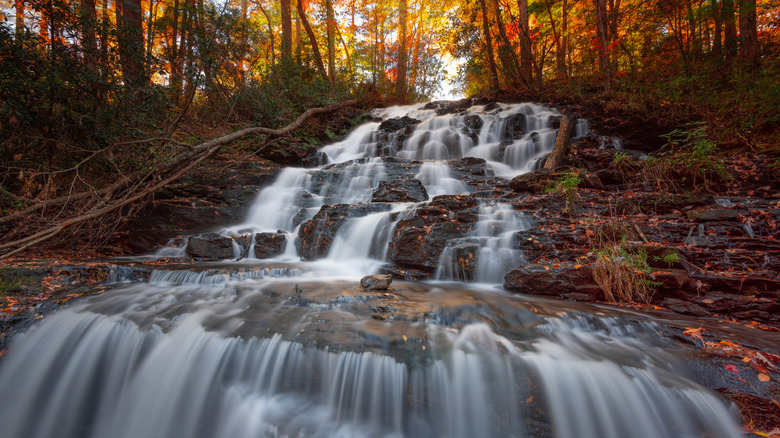 Trahlyta Falls near Hiawassee, Georgia