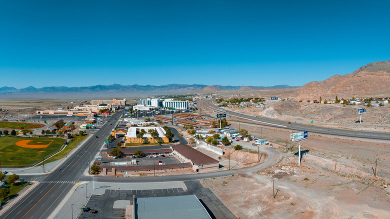 View of West Wendover, Nevada