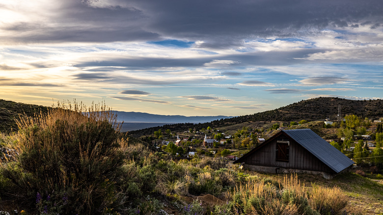 The landscape around Austin, NV