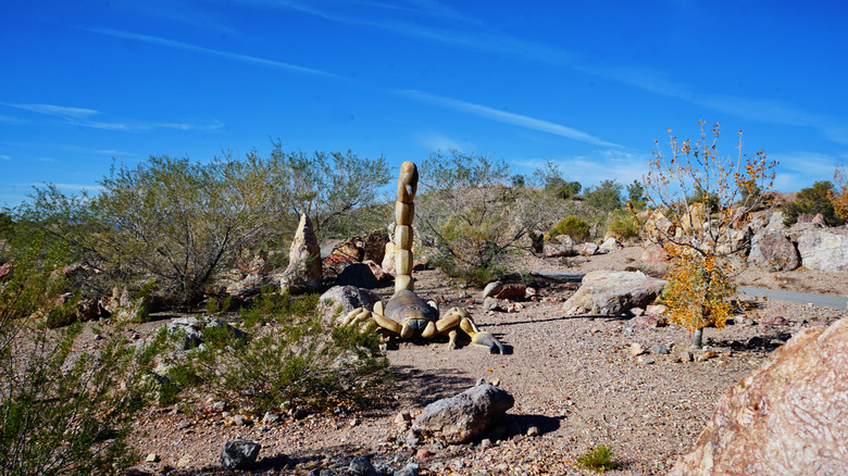 Sculptures on the Nature Discovery Trail in Boulder City, Nevada