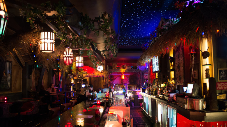 Interior of Frankie's Tiki Room