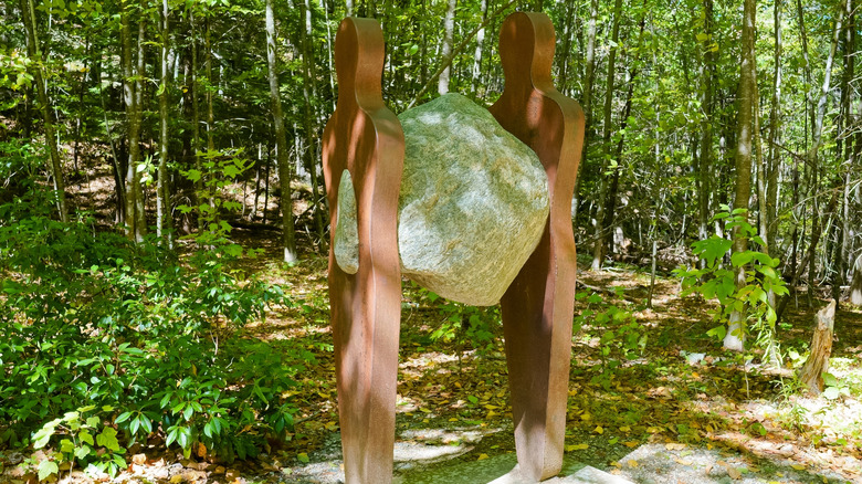 Sculpture at the Andres Institute of Art in Brookline, New Hampshire