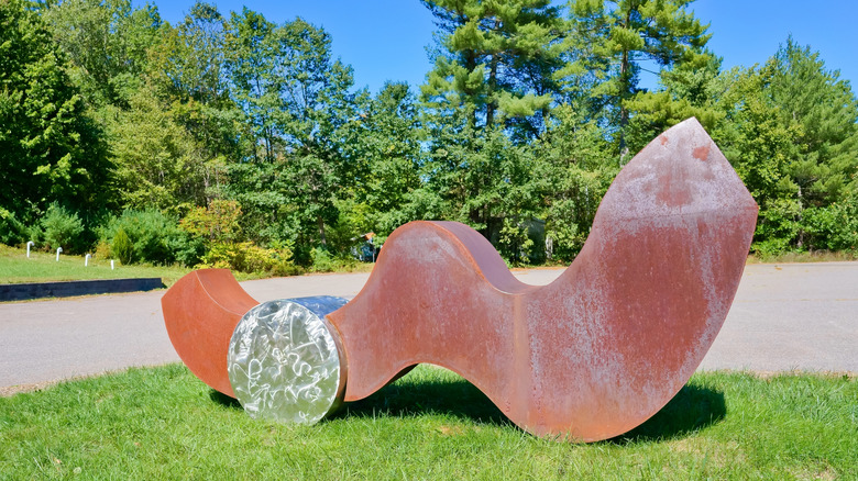 Sculpture at the Andres Institute of Art in Brookline, New Hampshire