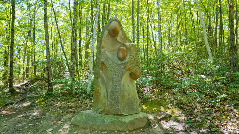 Sculpture at the Andres Institute of Art in Brookline, New Hampshire