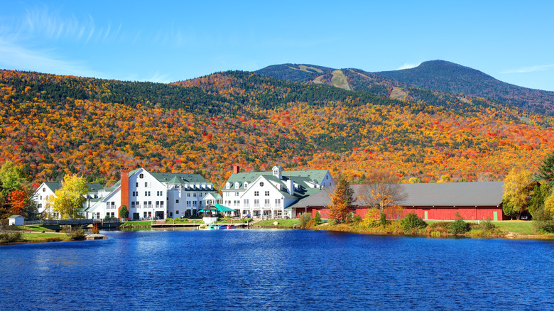 Waterville Valley Resort in autumn