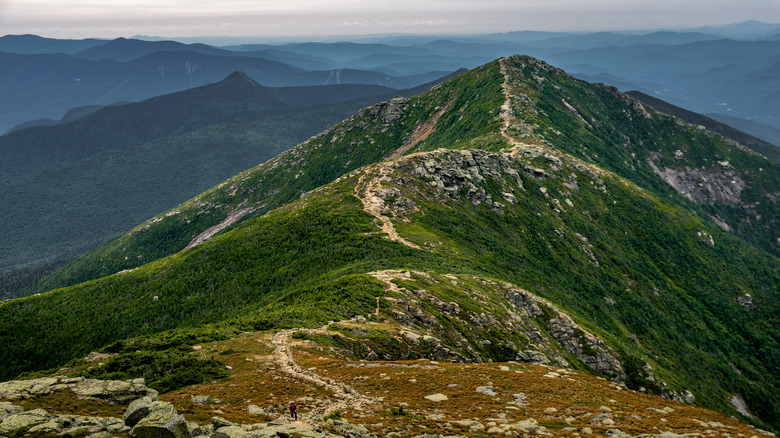 A view of the White Mountains in New Hampshire