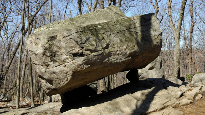 Tripod Rock at Pyramid Mountain, New Jersey