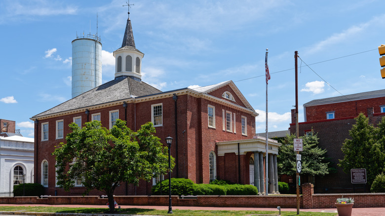 The 18th century court house in historic Salem, New Jersey