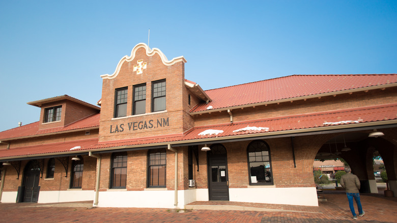 Historic train station in Las Vegas, NM