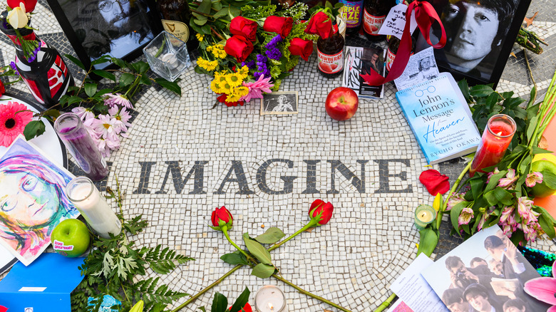 Imagine mosaic in Strawberry Fields