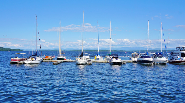 Waterfront view of Westport, NY