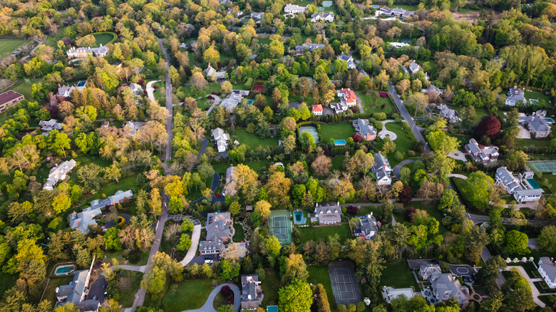 Aerial view of Scarsdale