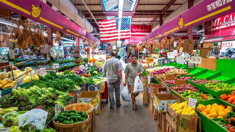 Arthur Avenue market in Bronx, New York