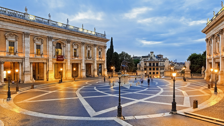 Capitoline Museum and courtyard