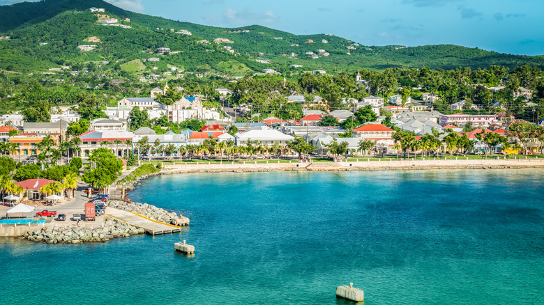 Aerial view of Saint Croix